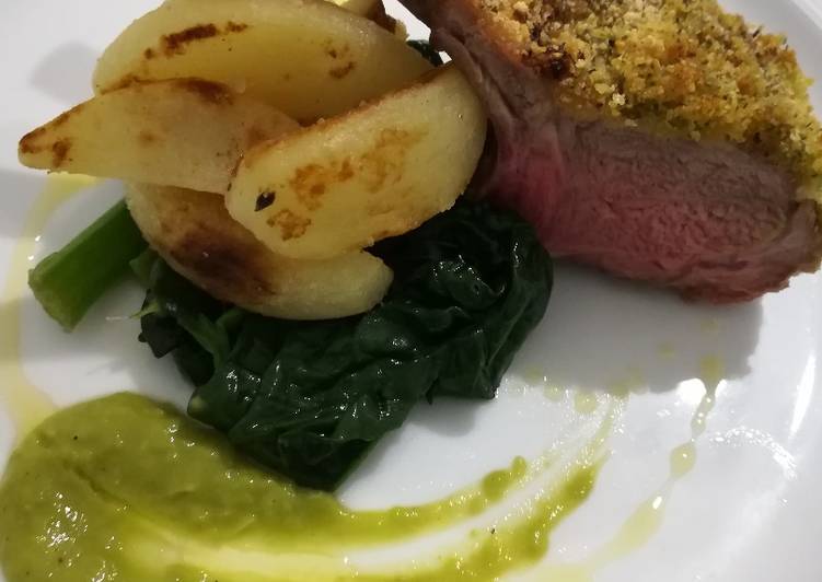 Costatine di agnello al forno con panatura croccante