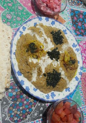 عکسی از دستور کشک بادمجان😋😋