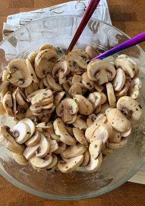 Une photo de ☆Salade de Champignons aux Échalotes☆