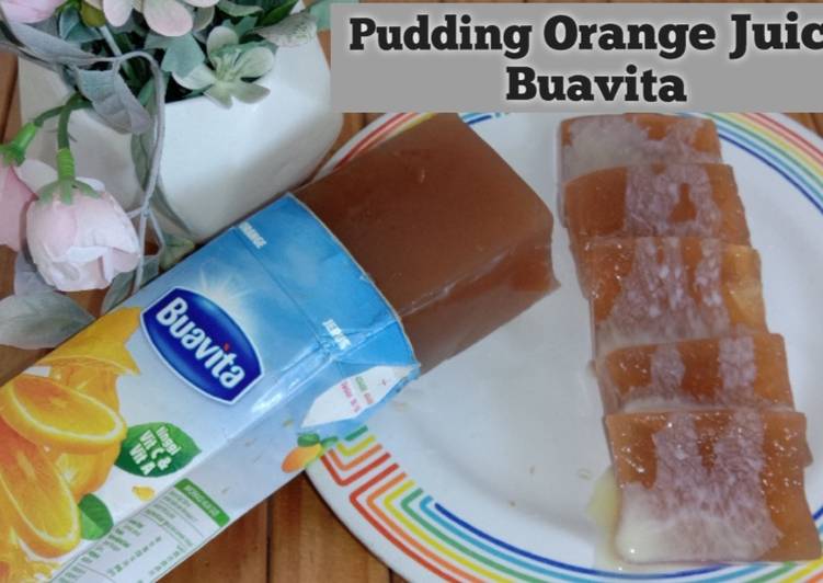 Bagaimana Menyiapkan Resep Pudding Orange Juice Buavita yang Enak Banget
