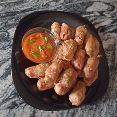 A picture of Lemon Flavoured Sausage Pakora.