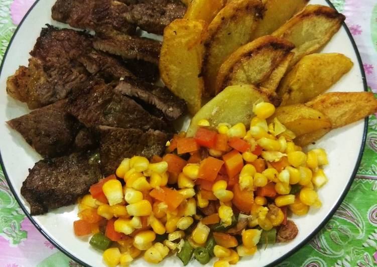 Resep Steak Daging Sapi, Enak Banget