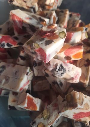 Hình của món Kẹo nougat ít béo.
