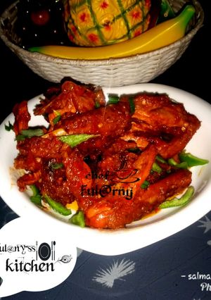 A picture of My special pepper chicken by salma.s.Adam.