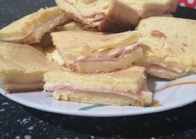 Fainá relleno en licuadora