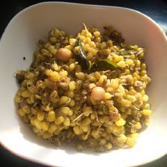 A picture of Moong usal.