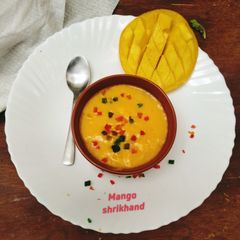 ALPHONSO MANGO SHRIKHAND 😋 Amrakand A picture of ALPHONSO MANGO SHRIKHAND 😋 Amrakand.