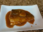 A picture of mackerel simmered with ginger