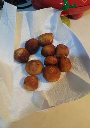 Una foto de Croquetas de brócoli y jamón
