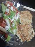 Hamburguesas de Arroz y Pollo