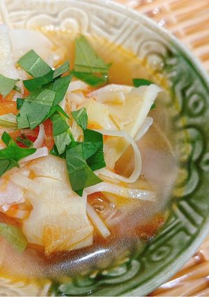 Hình của món Canh măng củ tươi.