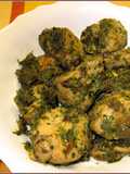 Coriander dry chicken