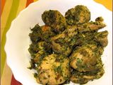 Coriander dry chicken