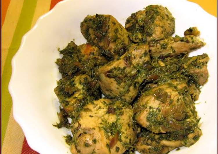 Recipe of Any-night-of-the-week Coriander dry chicken