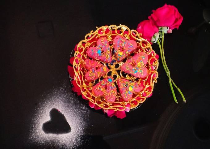 Resep Heart shape Donuts Anti Gagal