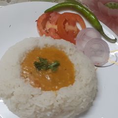 A picture of Boiled rice.