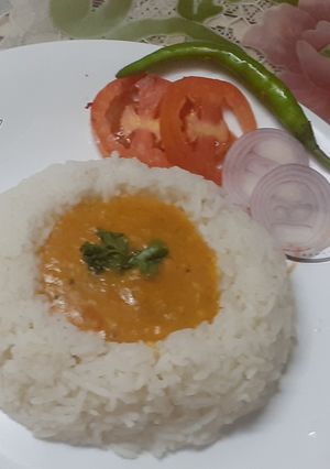 A picture of Boiled rice.