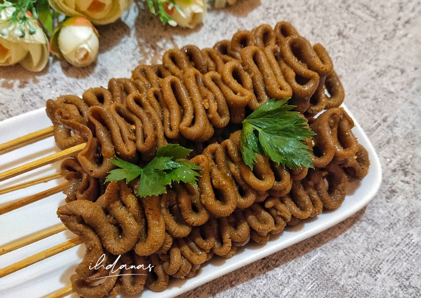 Sate Usus Ayam Ala Angkringan