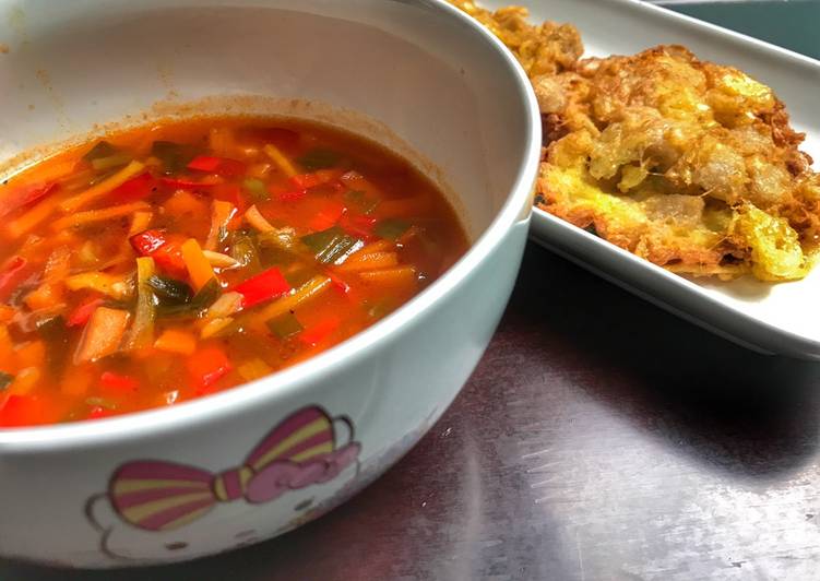 Resep Telur, Baso, dan Ayam Kebanjiran Saos Merah Membara, Bikin Ngiler