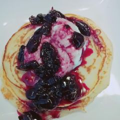 A picture of Perfect blueberry pancakes #cookpadramadan #sehricontest.