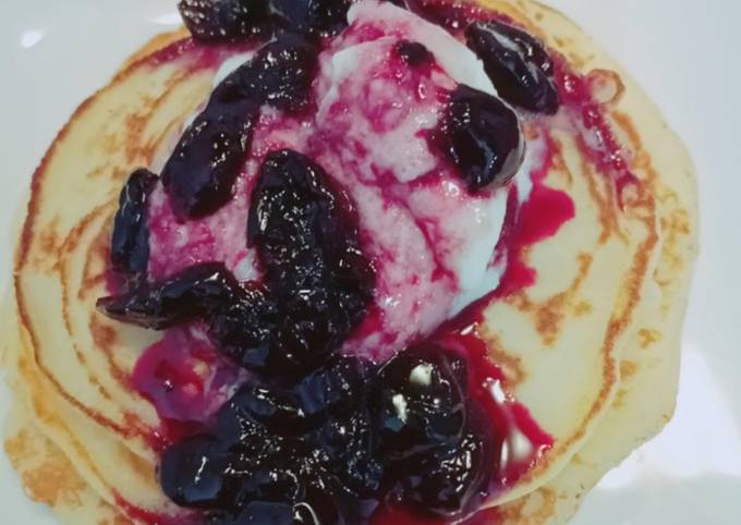 Perfect blueberry pancakes #cookpadramadan #sehricontest