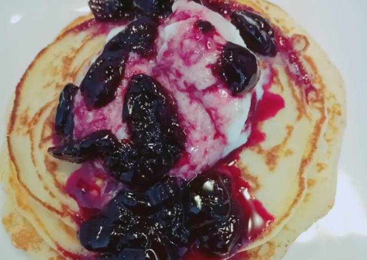 Easiest Way to Prepare Homemade Perfect blueberry pancakes #cookpadramadan #sehricontest
