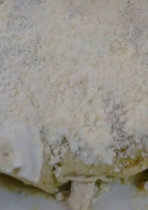 Una foto de Enchiladas verdes rápidas