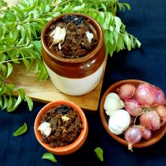 A picture of Curry leaves pickle.
