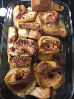 Una foto de Manzanas y peras asadas al horno