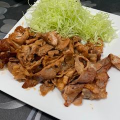 A picture of Ginger Pork.