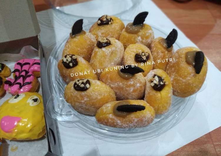 Cara Mudah Menyiapkan Donat ubi kuning Anti Gagal