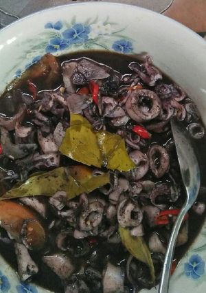 Foto resep Cumi hitam Tumis kuah