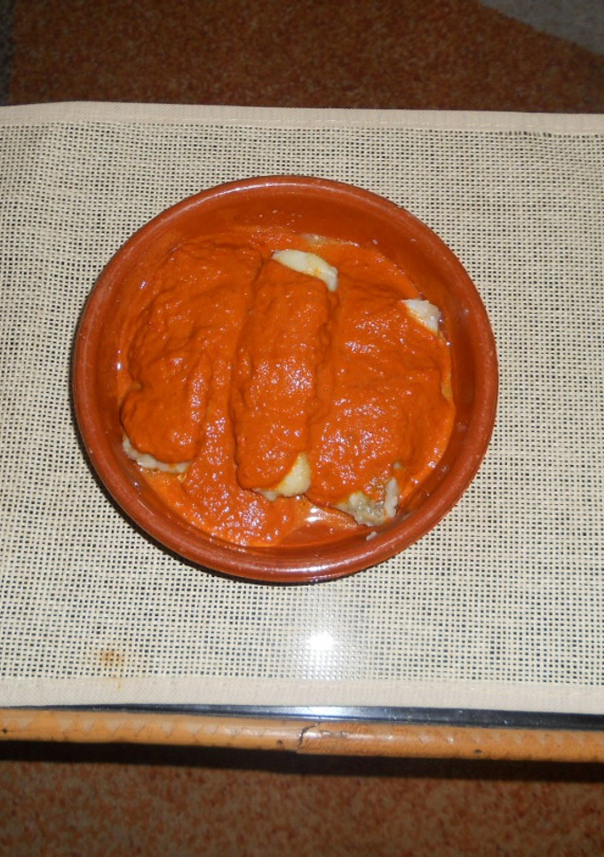 Una foto de Bacalao a la vizcaína