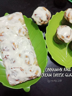Foto resep Cinnamon Roll Cream Cheese Glaze