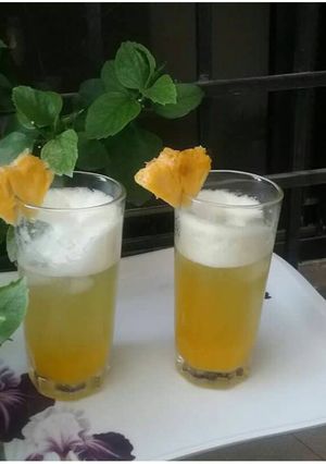 A picture of Pineapple Agua Fresca.