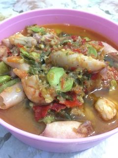 Foto resep 2. Sambal udang cumi with pete