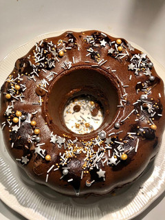 A picture of Chocolate sponge cake #onerecipeonetree.
