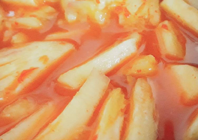 Nanas Asam manis cabe merah