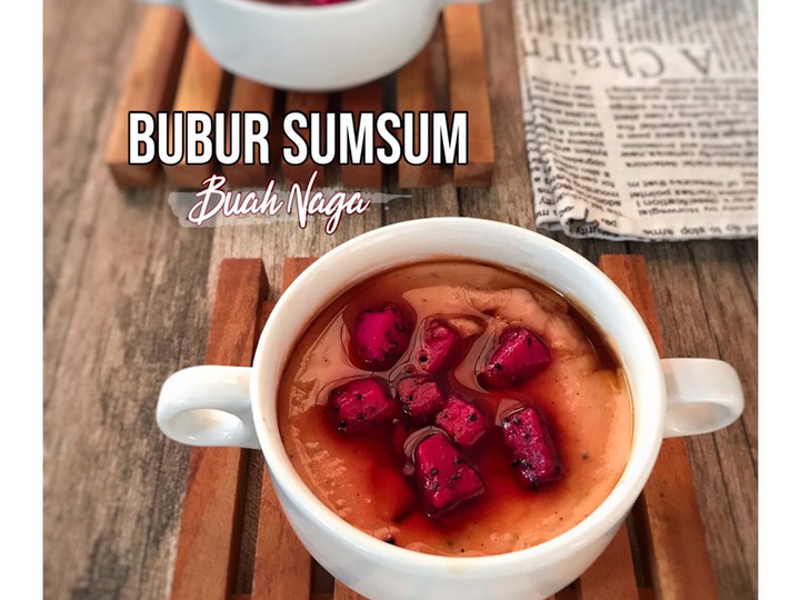 Resep Bubur Sumsum Lembut Buah Naga, Bisa Manjain Lidah