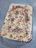 Pastel helado de café con baileys