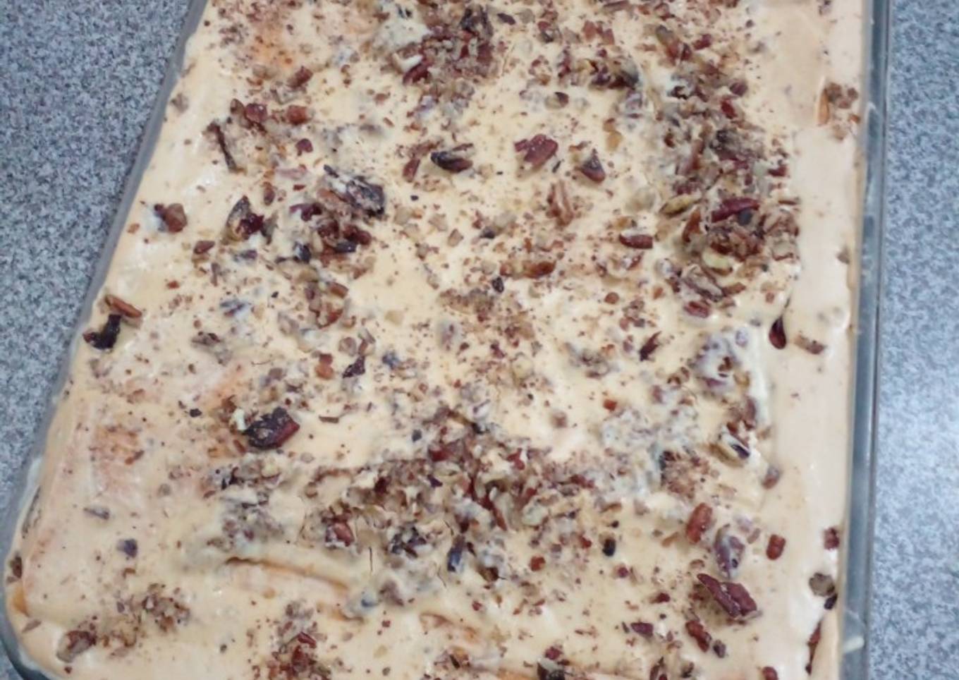 Pastel helado de café con baileys