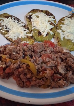 Una foto de Nopalitos asados