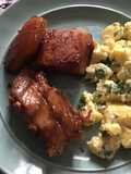Chancho al horno con bbq