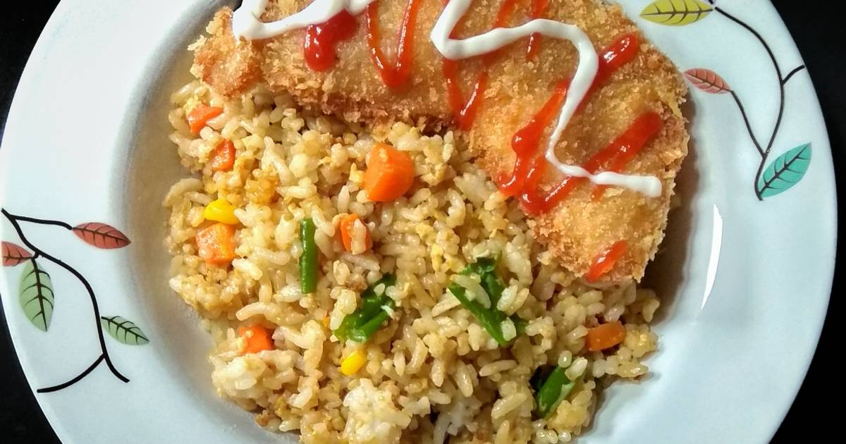 Resep Nasi Goreng Katsu oleh Fifi - Pawon Radja - Cookpad