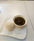 Afang Soup with fufu