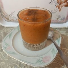 A picture of Peach and date slush 🍑🍑.