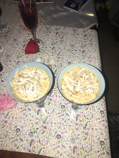A picture of Coconut pap or condensed milk.
