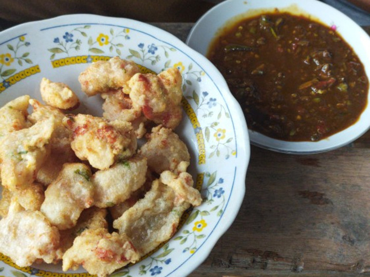 Resep Pentol ayam goreng bumbu petis Anti Gagal