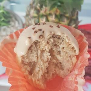 Muffins de café con crema de café