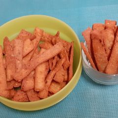 A picture of Quinoa Flour Cheese Crispies --- A Tea-time Snack.